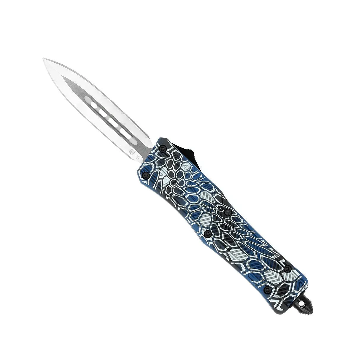 CobraTec CTK-1 Small OTF Messer Blue Cobra Skin D2