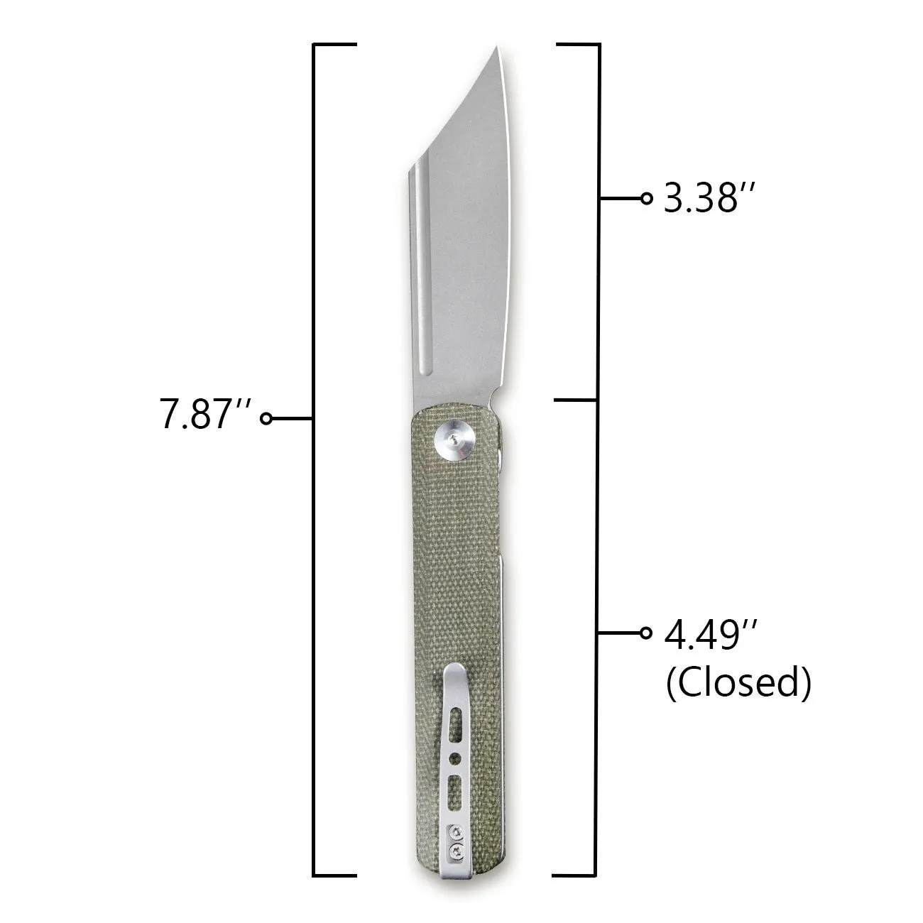 SENCUT Bronte SA08B Taschenmesser grün Micarta