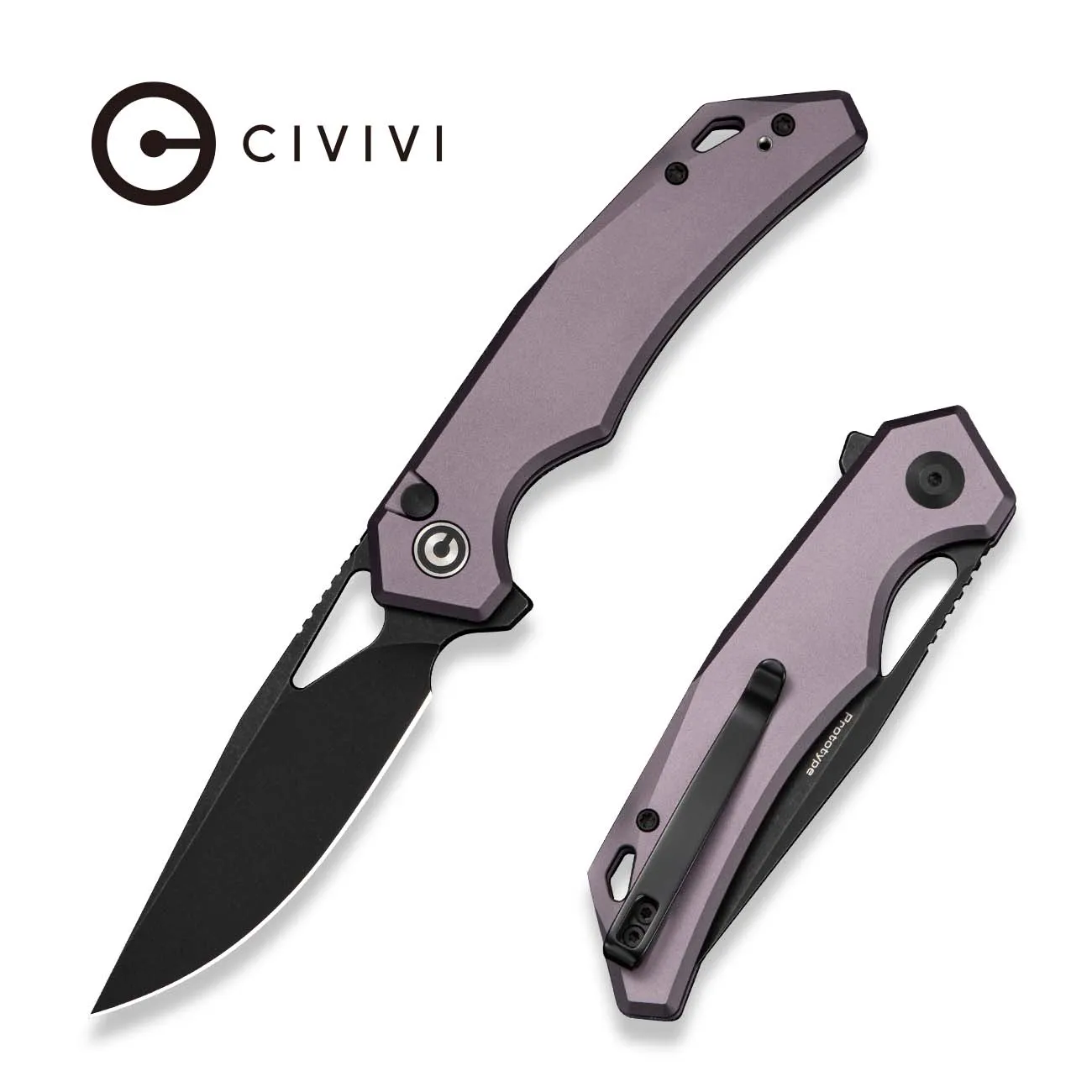 Civivi Vexaryn C25062 Taschenmesser Lila Nitro-V