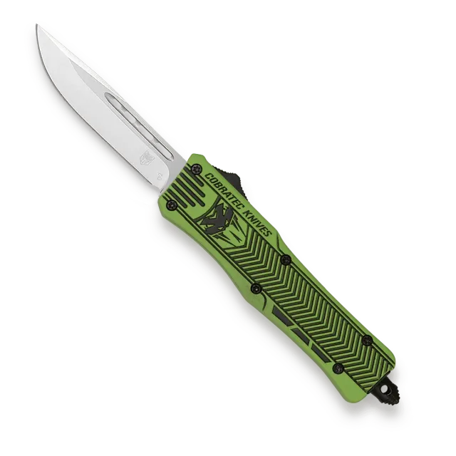 CobraTec CTK-1 Small OTF Messer Zombie Green D2