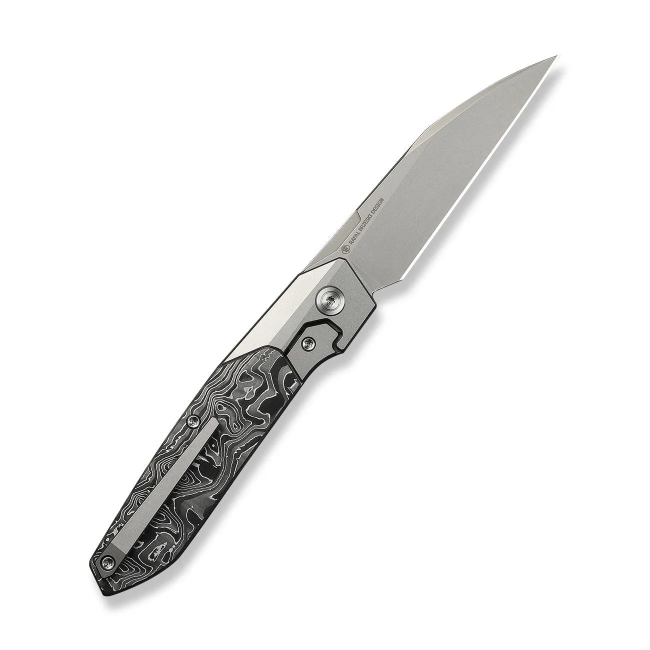 WeKnife Brr15 WE24007-2 Taschenmesser Grau M390 Wharncliffe