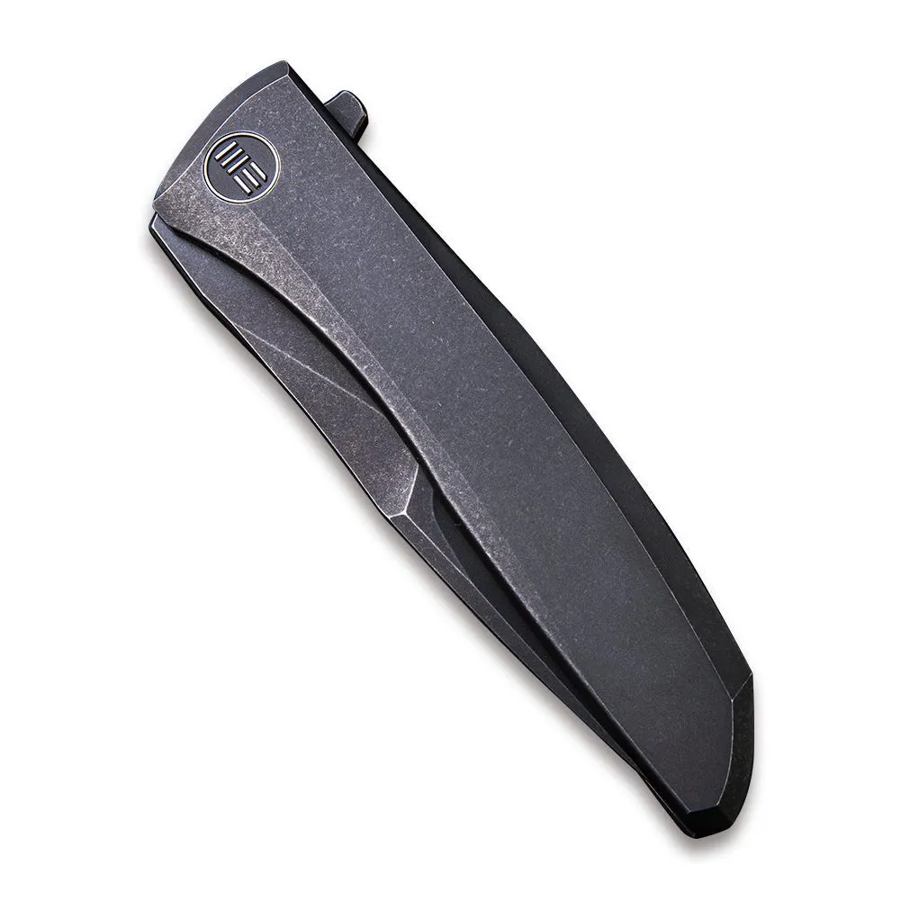 WeKnife Scoppio 923D Klappmesser Schwarz Titan 20CV